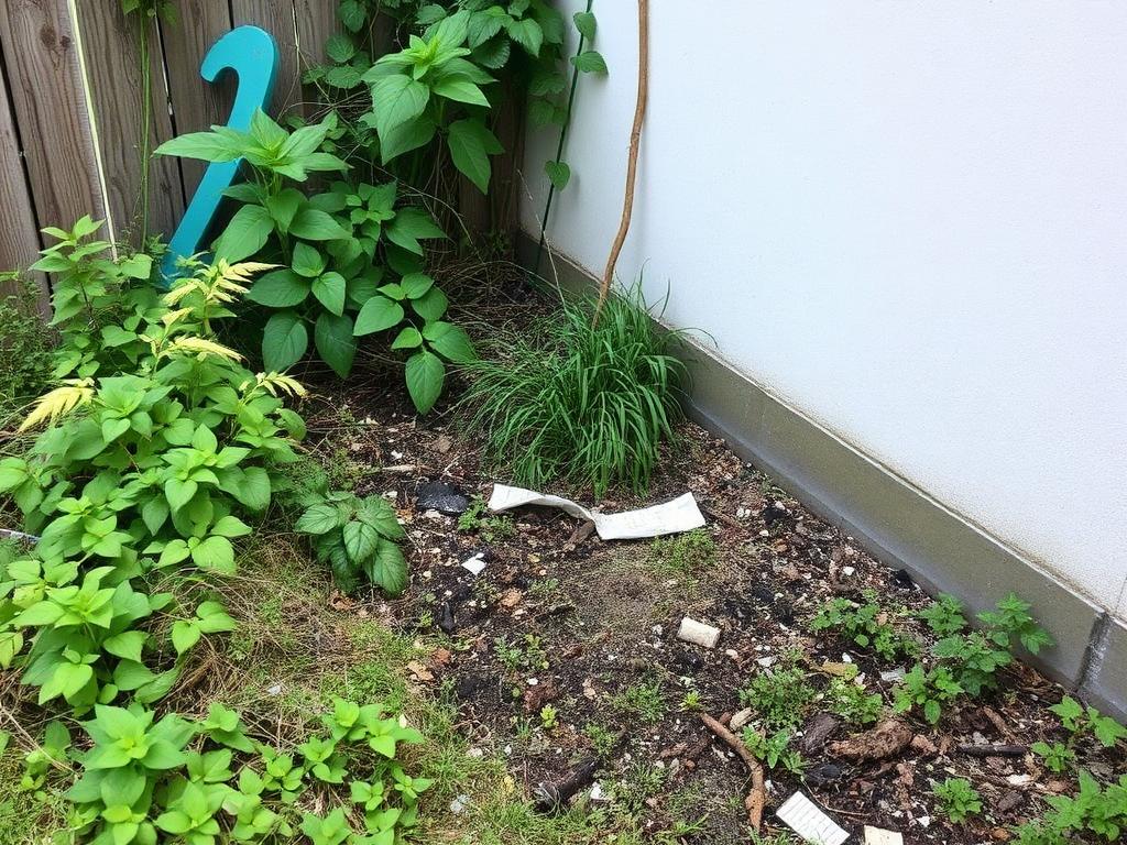 Exterior ant & wasp treatment - before